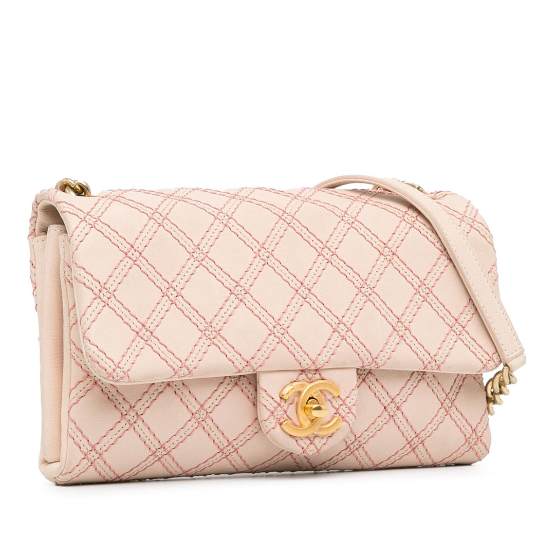 Top Quality Chanel Small Calfskin Triple Stitched Flap (SHG-MqcPxP)