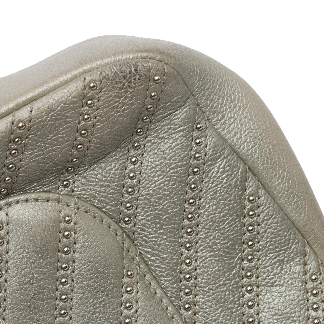 Top Quality Chanel Small Chevron Calfskin Stud Wars Flap (SHG-l15TVk)