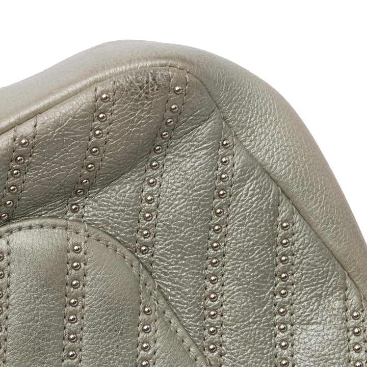 Top Quality Chanel Small Chevron Calfskin Stud Wars Flap (SHG-l15TVk)