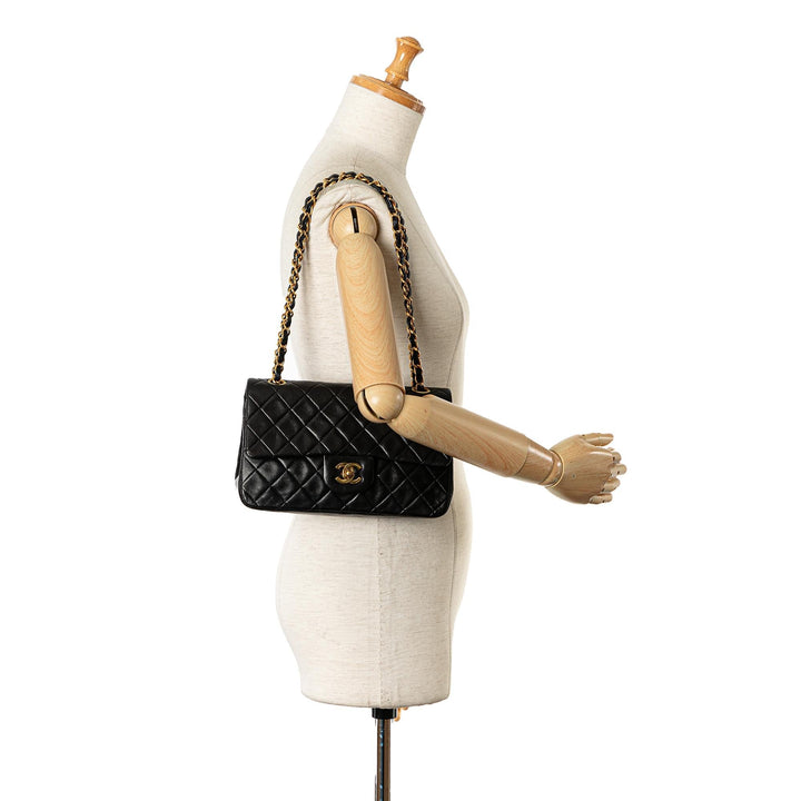 Top Quality Chanel Small Classic Lambskin Double Flap (SHG-HJFEAA)