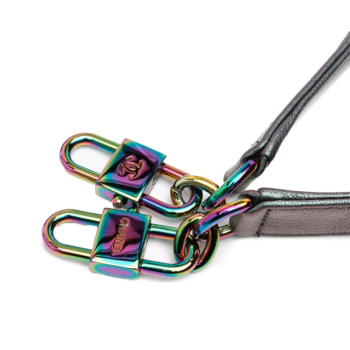 Top Quality Chanel Small Iridescent Goatskin Double Carry Waist Chain Flap (SHG-X2kuQ2)