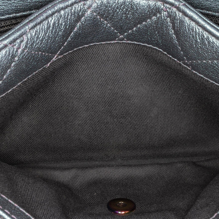 Top Quality Chanel Small Iridescent Goatskin Double Carry Waist Chain Flap (SHG-X2kuQ2)
