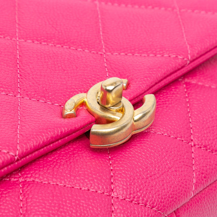 Top Quality Chanel Small Quilted Caviar Chain Melody Flap (SHG-NhLCtj)