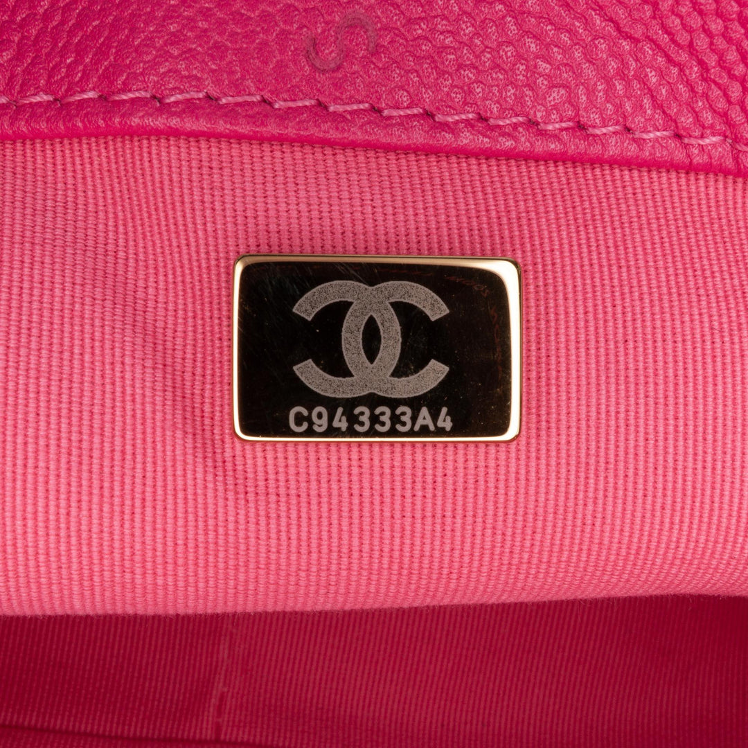 Top Quality Chanel Small Quilted Caviar Chain Melody Flap (SHG-NhLCtj)