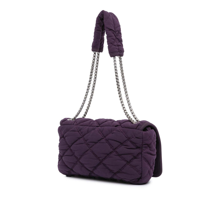 Top Quality Chanel Small Quilted Nylon Bubble Flap (SHG-r6sHt1)