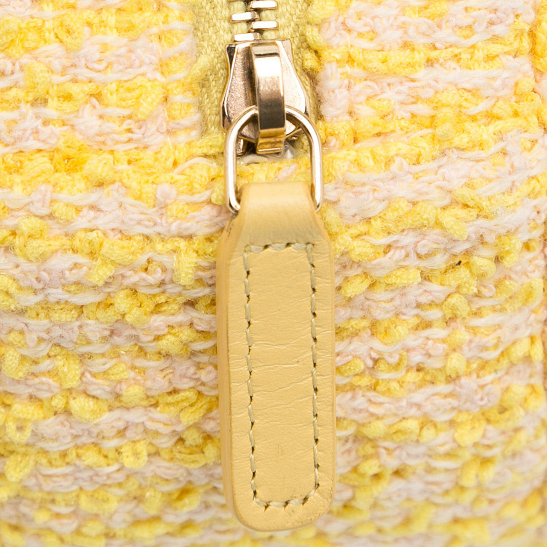 Top Quality Chanel Tweed 19 Round Clutch with Chain (SHG-9fV90G)