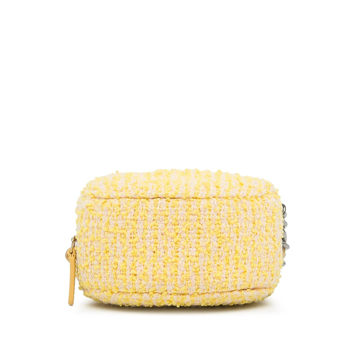 Top Quality Chanel Tweed 19 Round Clutch with Chain (SHG-9fV90G)