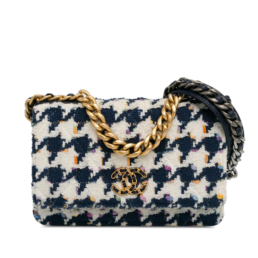 Top Quality Chanel Tweed 19 Wallet On Chain (SHG-iwNDTo)