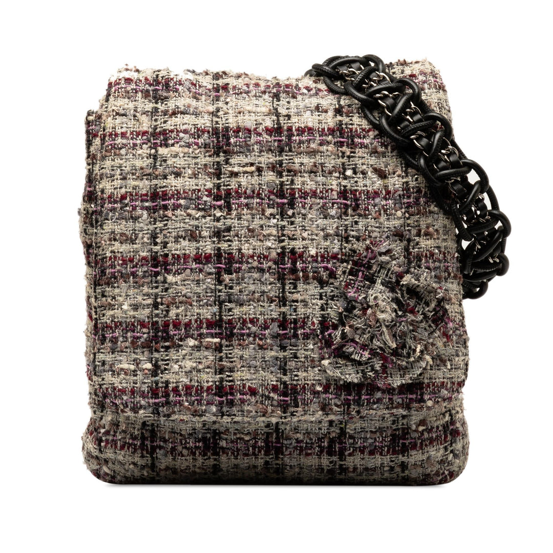 Top Quality Chanel Tweed Camellia Crossbody (SHG-U2f14G)