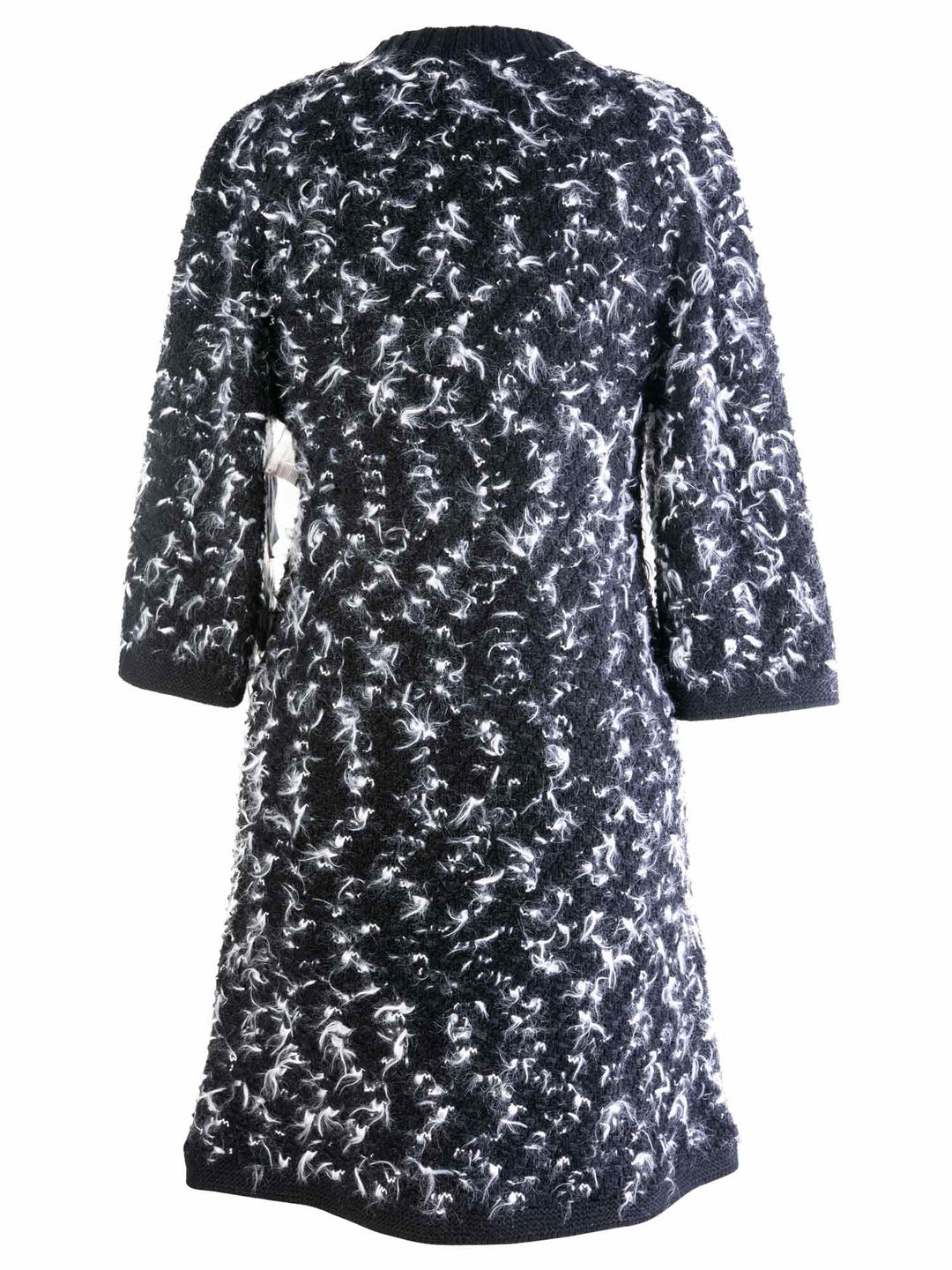 Top Quality Chanel Tweed Mini Dress Black White