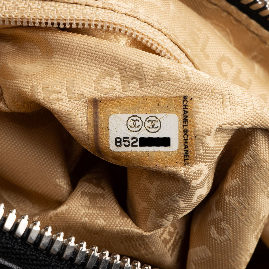 Top Quality Chanel Vintage Embossed Leather LAX Tassel Small Satchel (SHF-Y2nyR2)
