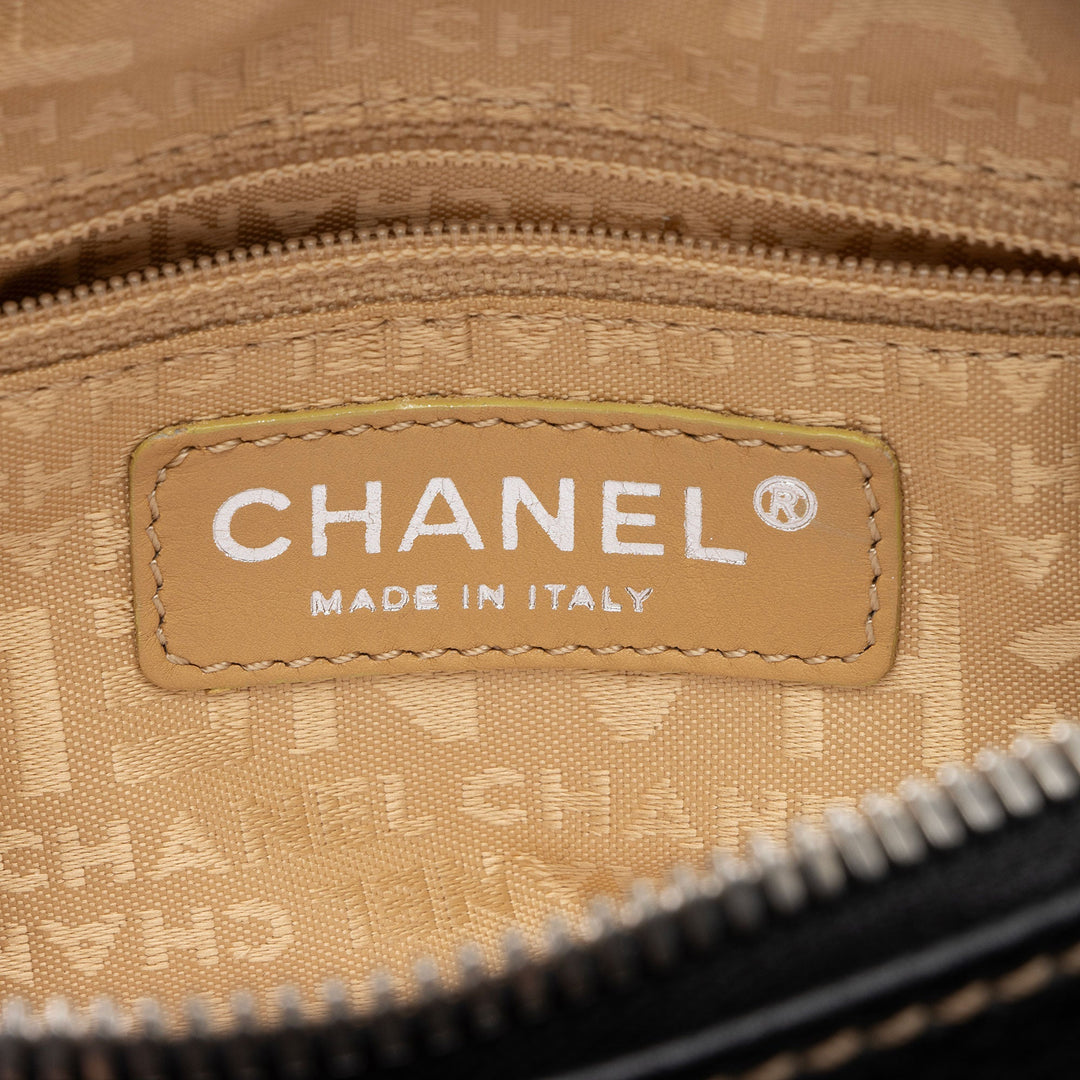 Top Quality Chanel Vintage Embossed Leather LAX Tassel Small Satchel (SHF-Y2nyR2)