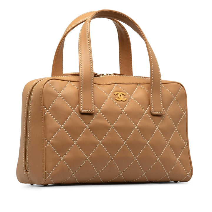 Top Quality Chanel Wild Stitch Lambskin Handbag (SHG-X7qxHU)
