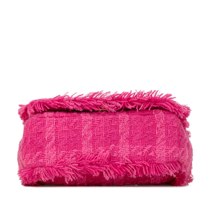 Top Quality Chanel Wool Tweed Giant Logo Flap (SHG-QVYxbc)