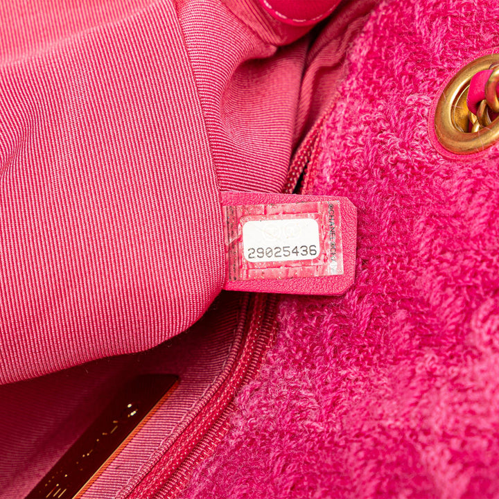 Top Quality Chanel Wool Tweed Giant Logo Flap (SHG-QVYxbc)