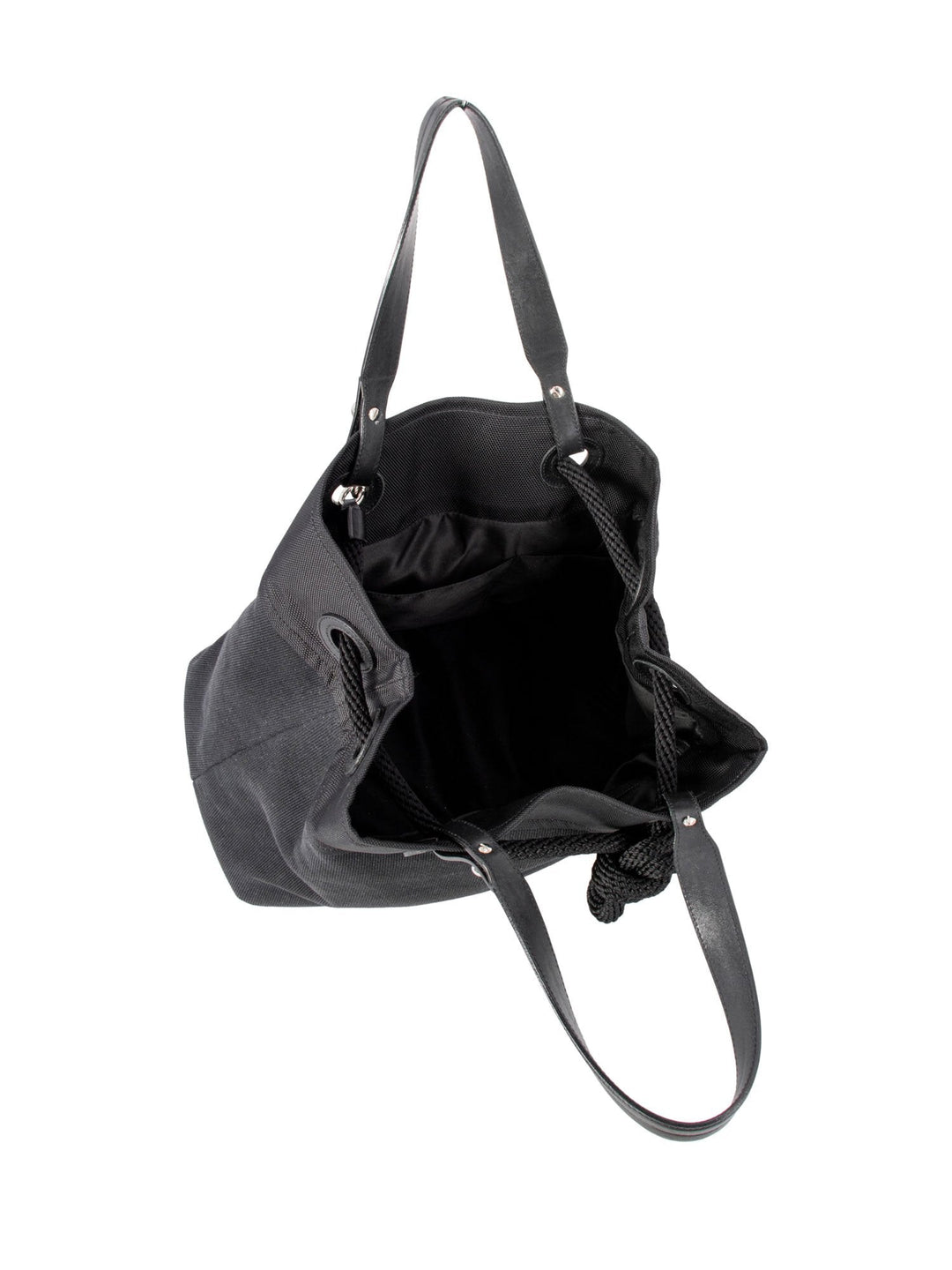 Top Quality Chanel XL Timeless Beach Drawstring Rope Bag Black Blue