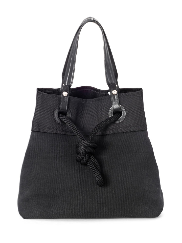 Top Quality Chanel XL Timeless Beach Drawstring Rope Bag Black Blue