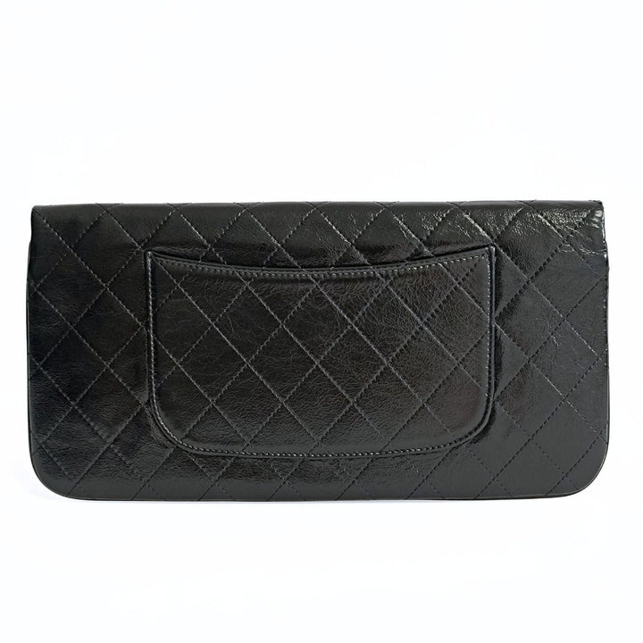 Top Quality Chanel Clutch handbag in matelasse black leather
