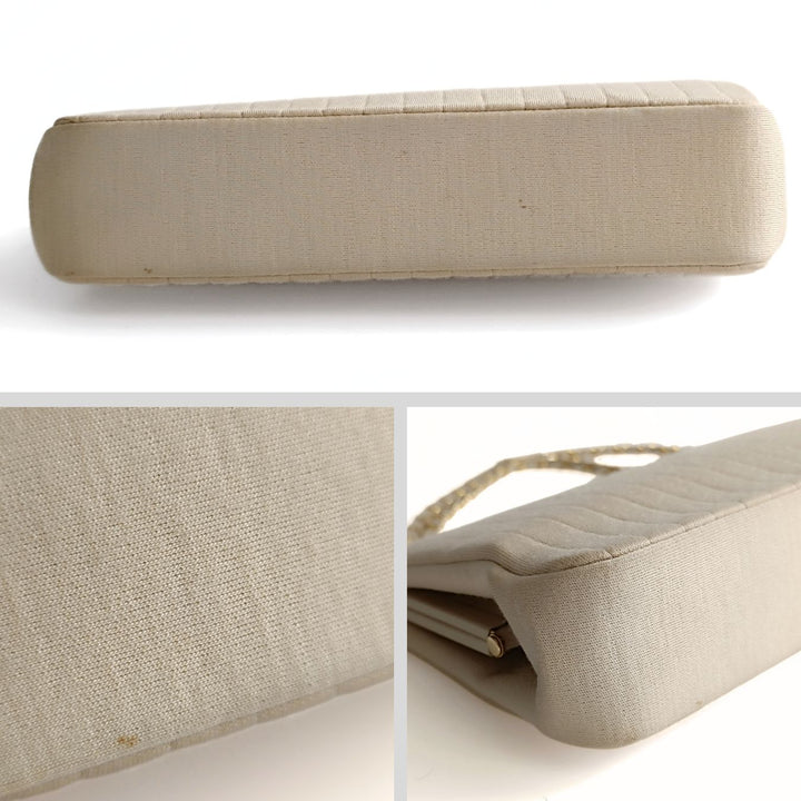 Top Quality Chanel Top Quality Chanel Top Quality Chanel vintage shoulder bag in beige cotton