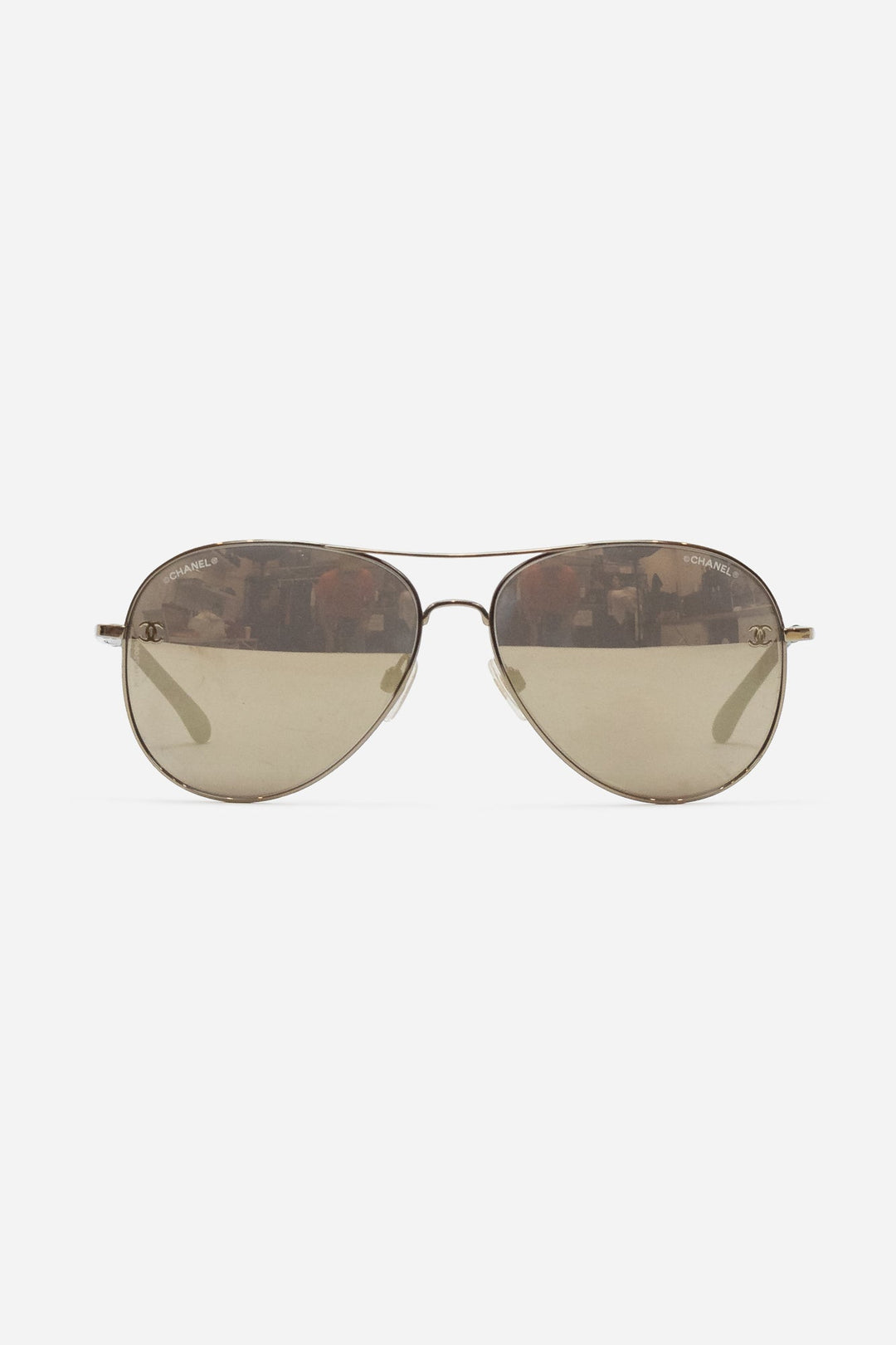 Metallic Pilot Aviators Sunglasses