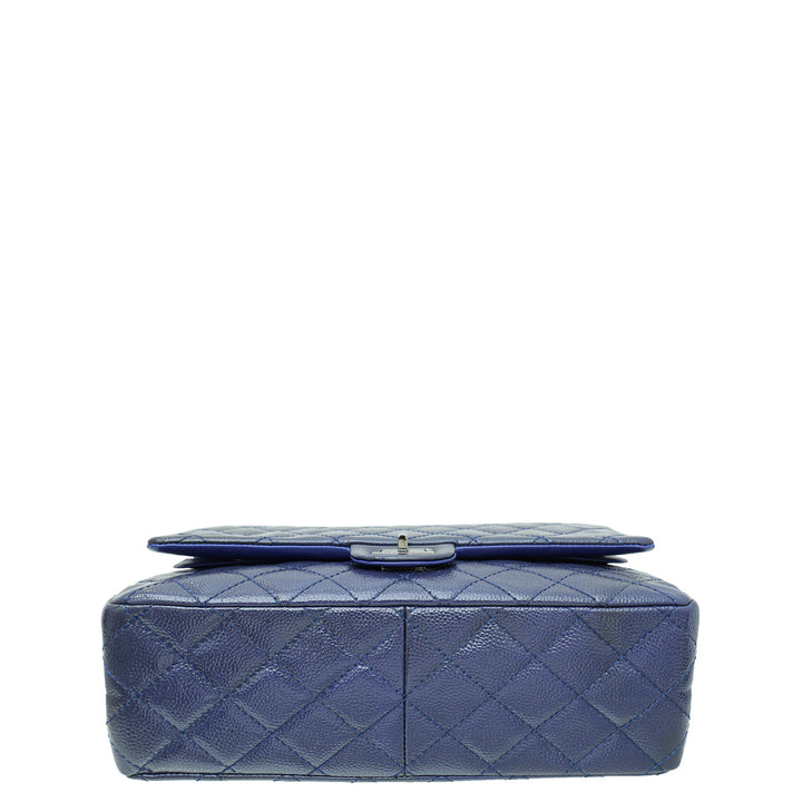 Chanel Navy Blue 2.55 Reissue Double Flap 226 Bag