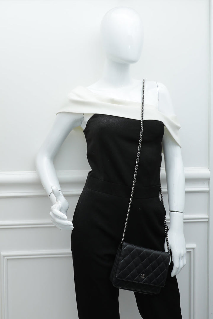 Chanel Black Classic Wallet on Chain