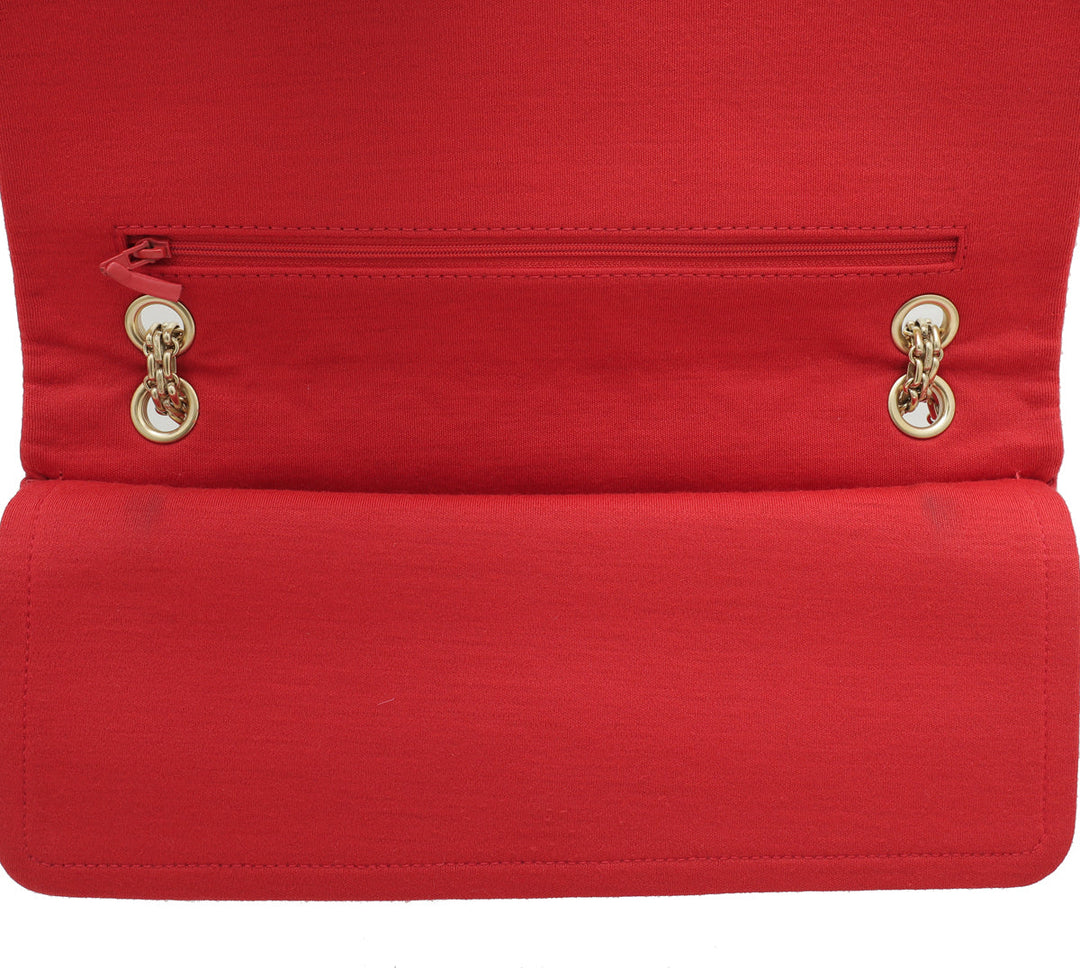 Chanel Red Reissue 2.55 Classic Jersey Double Flap 227 Bag