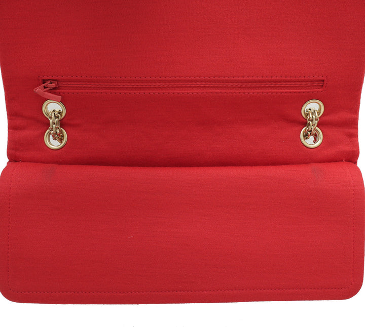 Chanel Red Reissue 2.55 Classic Jersey Double Flap 227 Bag