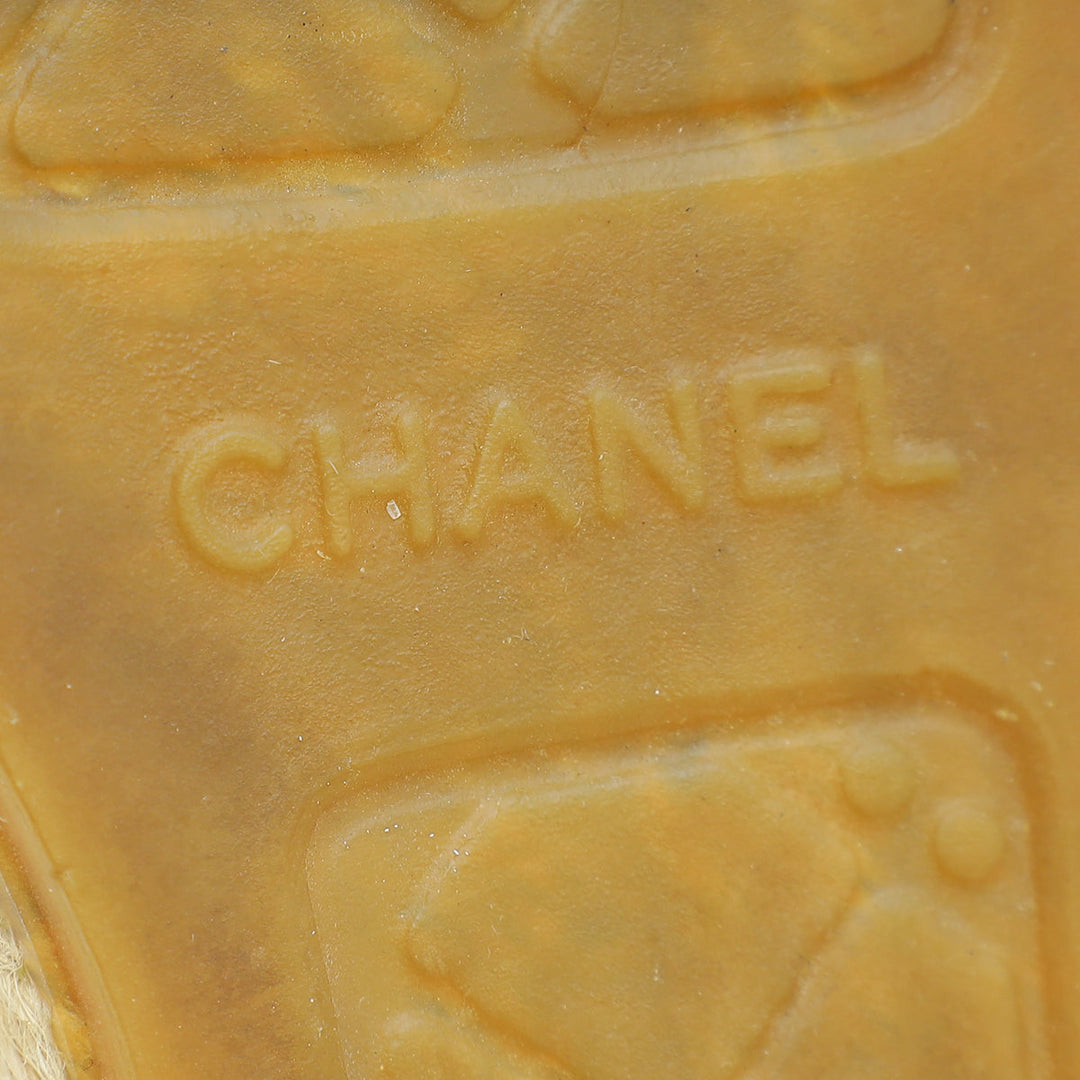 Chanel Bicolor CC Cap Toe Espadrille 39