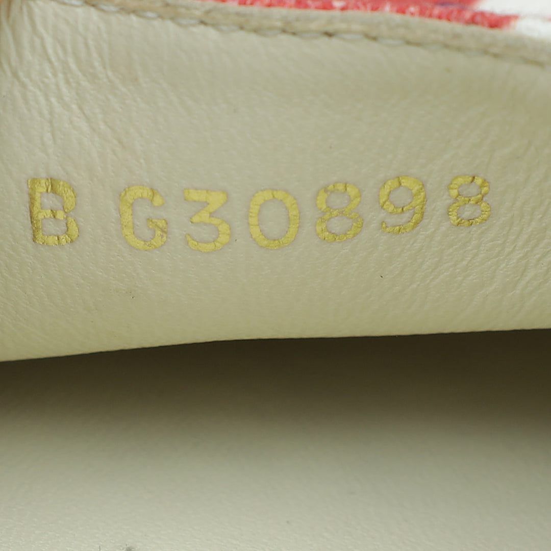 Chanel Multicolor CC Diamond Quilted Print Espadrille Flats 35