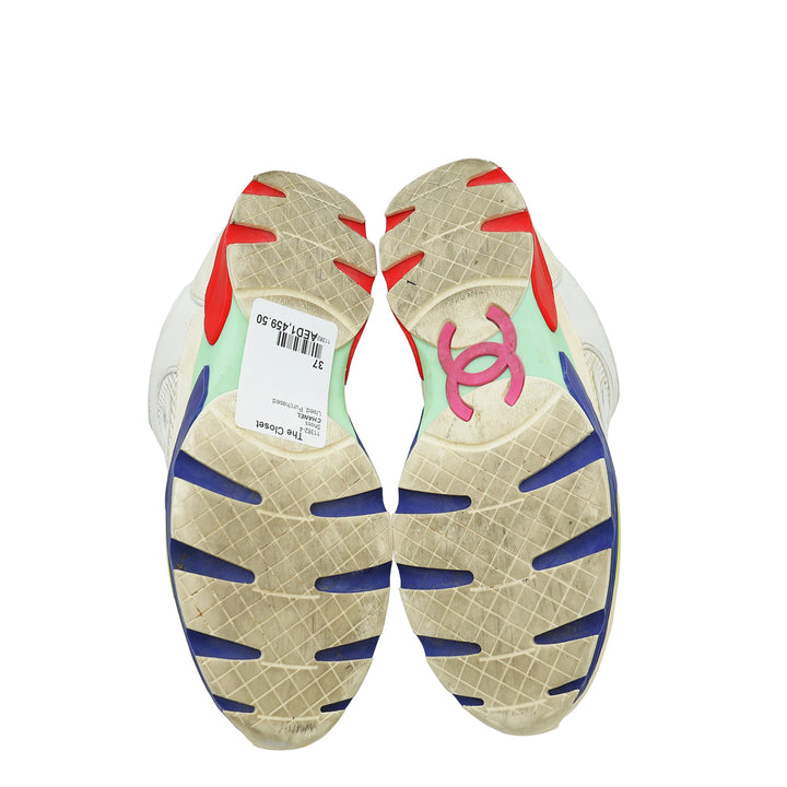 Chanel Multicolor CC Mesh Sneakers 37