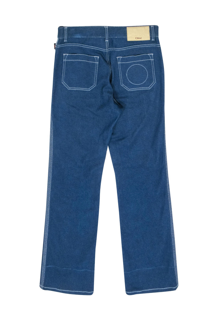 Chloe - Dark Blue Straight Leg Jeans Sz 28