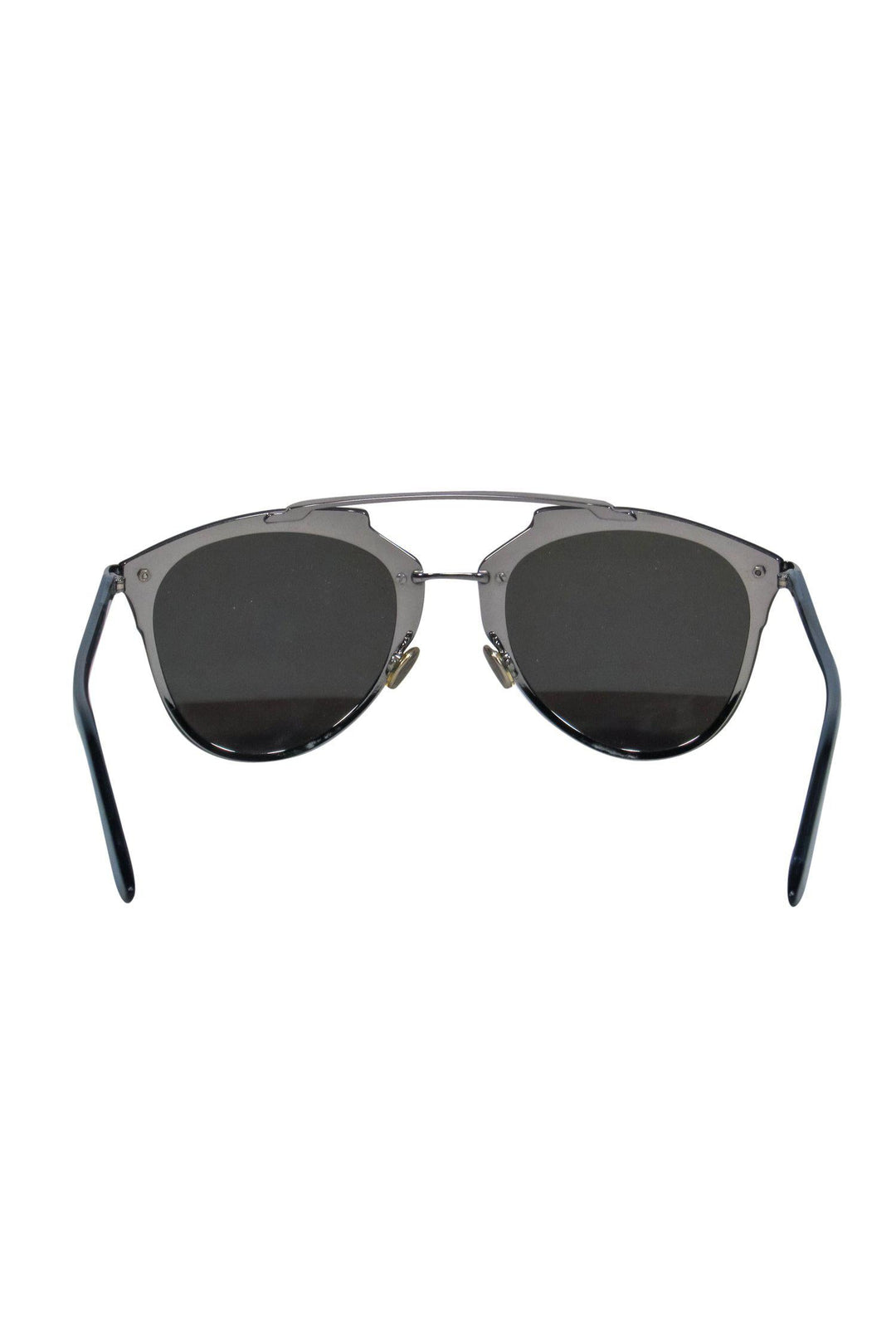 Christian Top quality Dior - Blue & Silver Reflective Aviator Sunglasses
