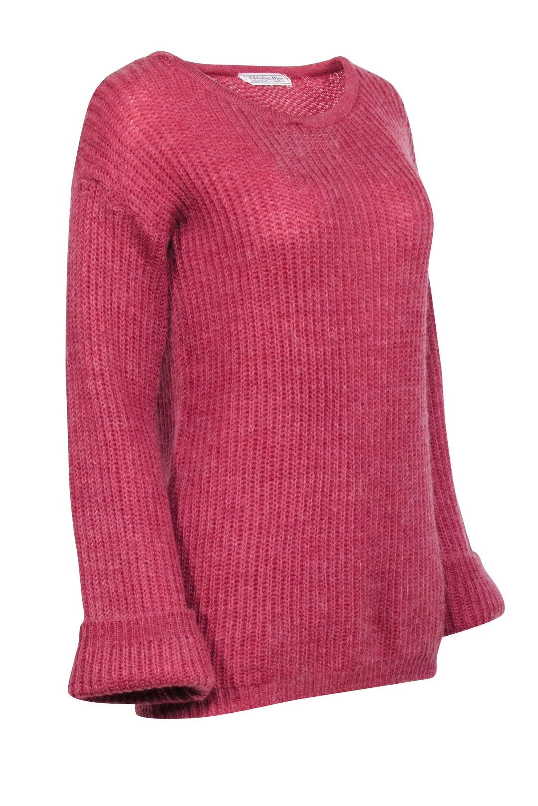 Christian Top quality Dior - Dark Pink Knit Crewneck Sweater Sz 10