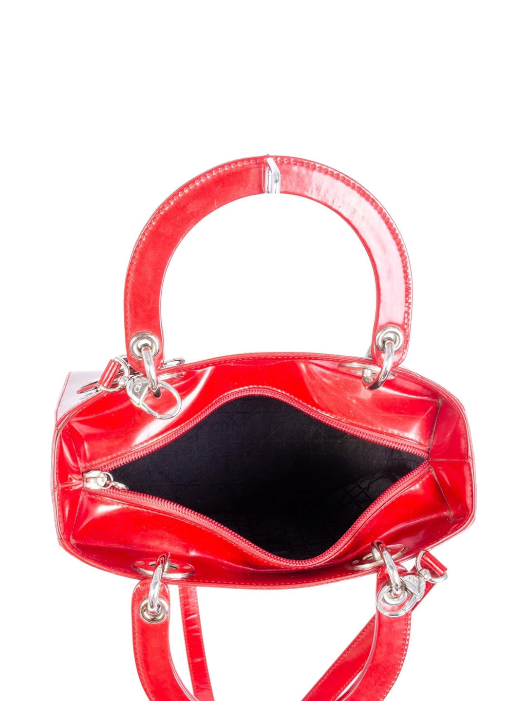 Christian Top quality Dior Leather Medium Lady Bag Red