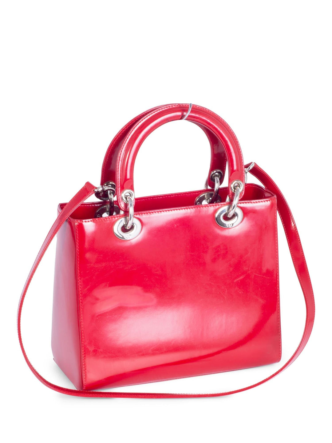 Christian Top quality Dior Leather Medium Lady Bag Red