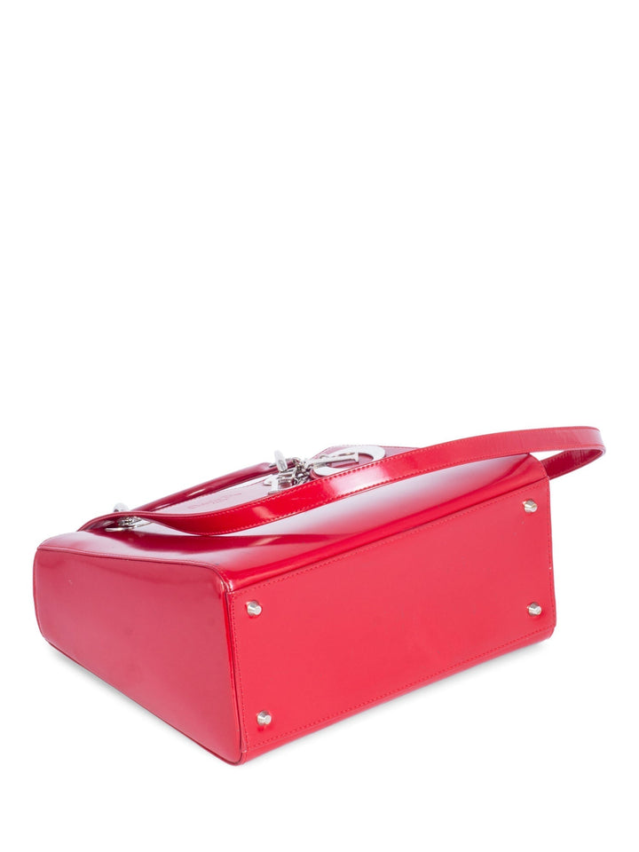 Christian Top quality Dior Leather Medium Lady Bag Red