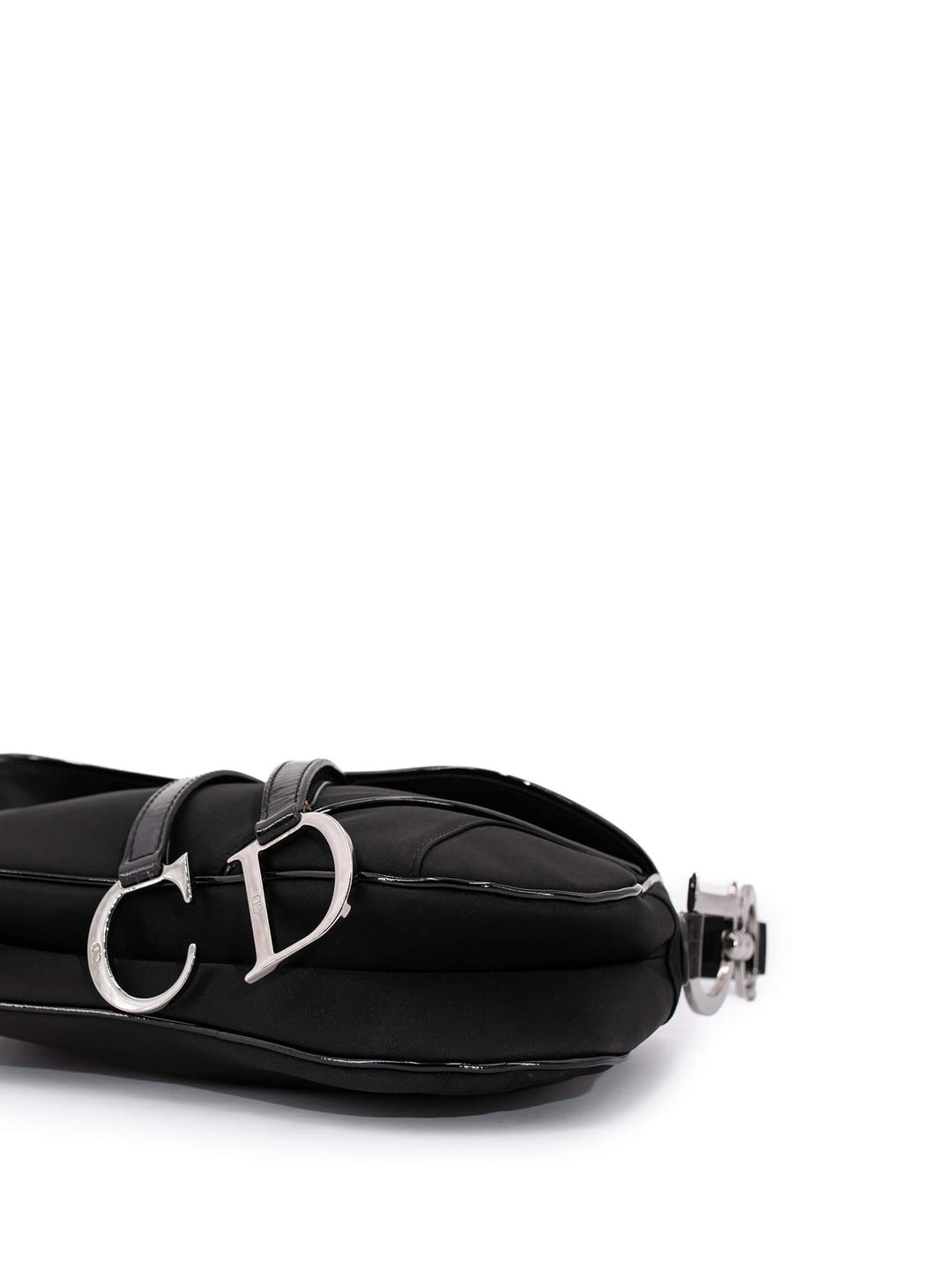 Christian Top quality Dior Nylon Double Saddle Bag Black