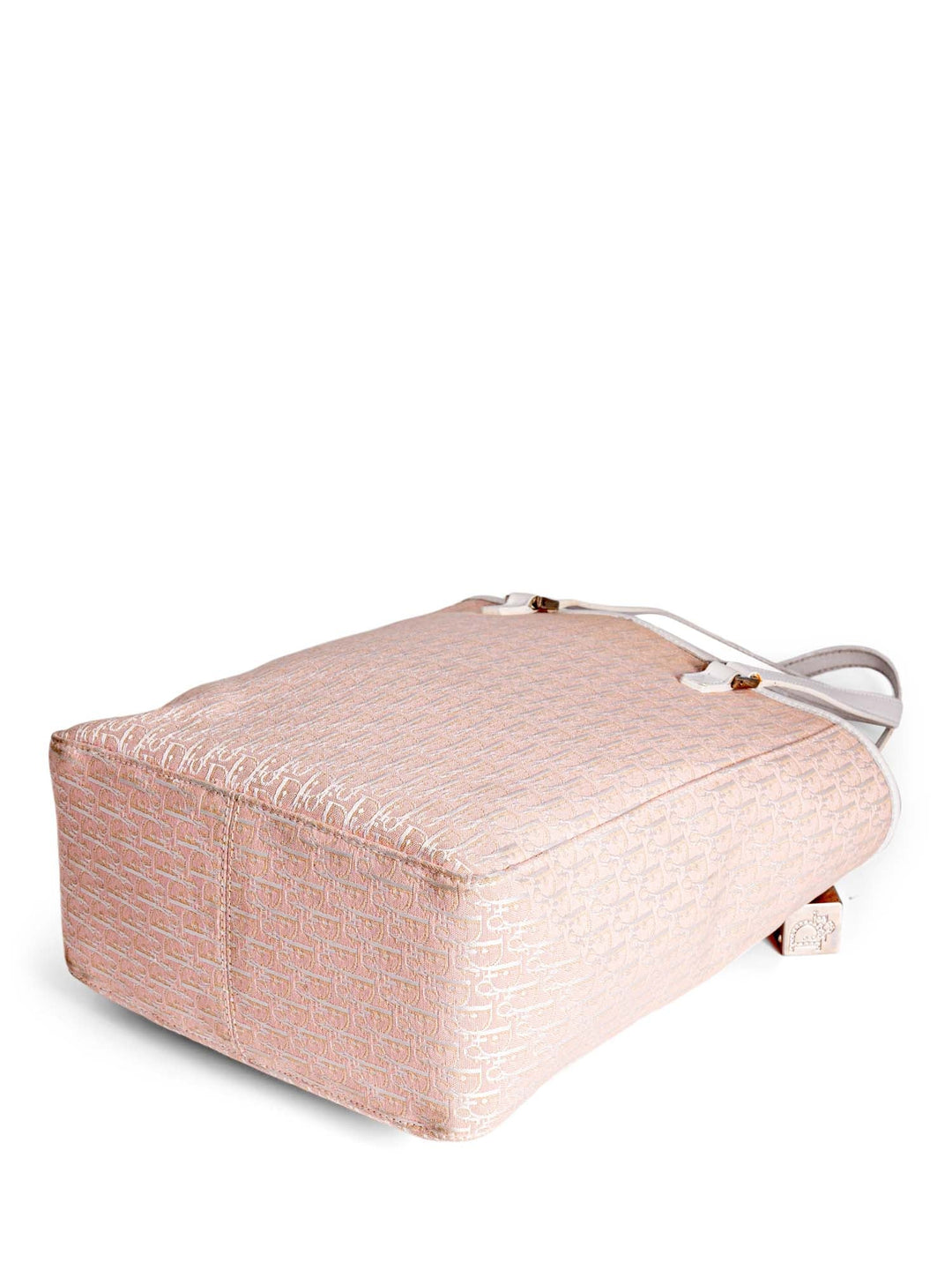 Christian Top quality Dior Oblique Canvas Leather Shopper Bag Pink White