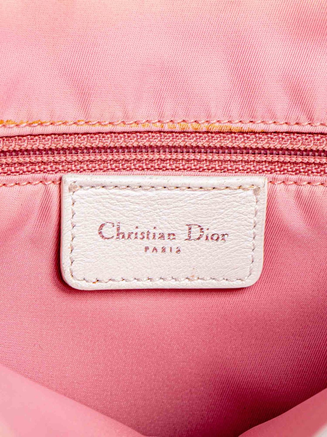 Christian Top quality Dior Oblique Canvas Leather Shopper Bag Pink White