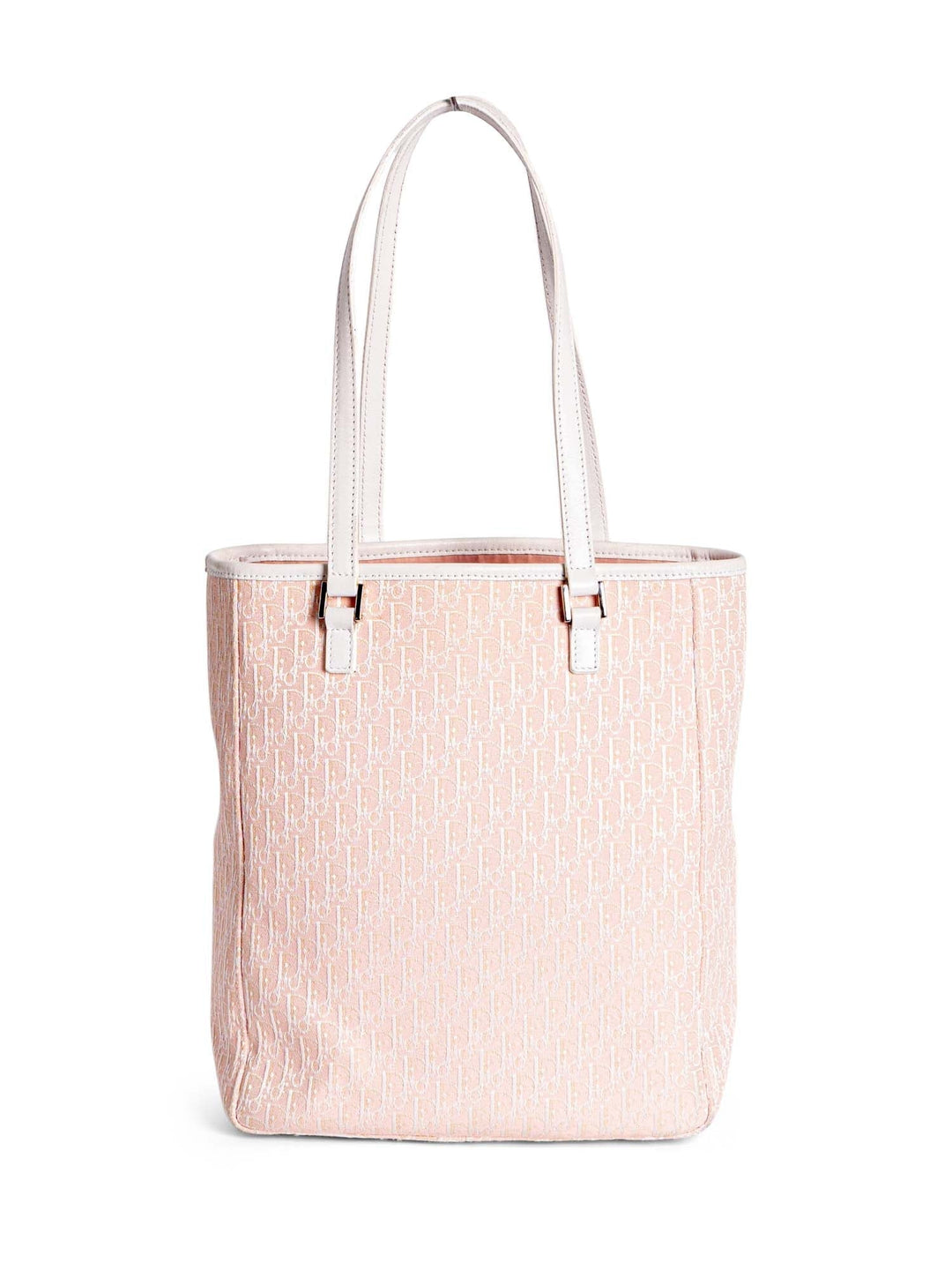 Christian Top quality Dior Oblique Canvas Leather Shopper Bag Pink White