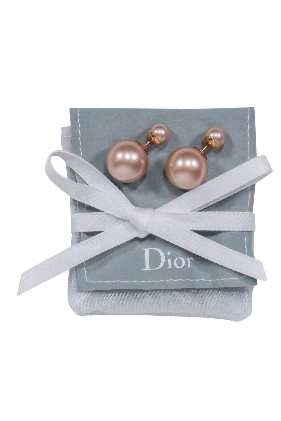 Christian Top quality Dior - Pink Pearl Resin "Tribales" Earrings