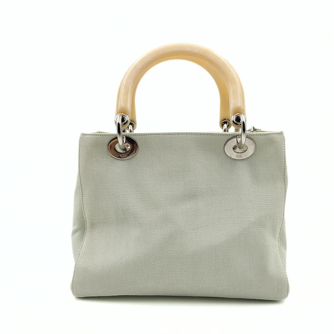 Top quality Dior Christian Lady bag in pastel water green canvas