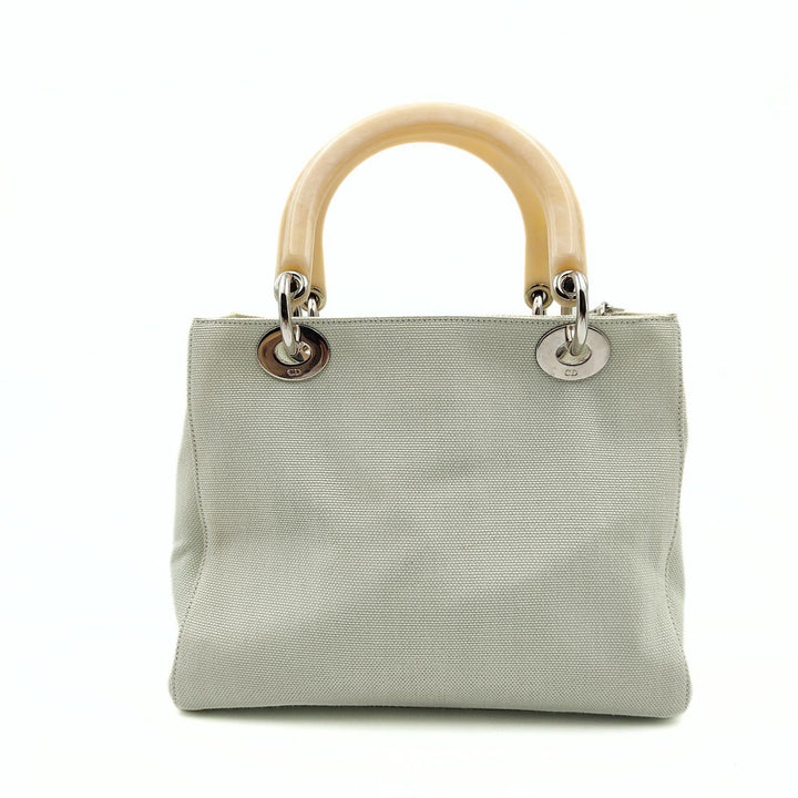 Top quality Dior Christian Lady bag in pastel water green canvas