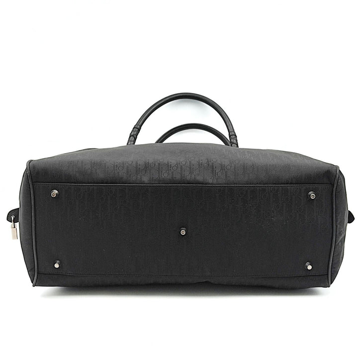 Dior Dior Christian Dior monogram black canvas travel bag