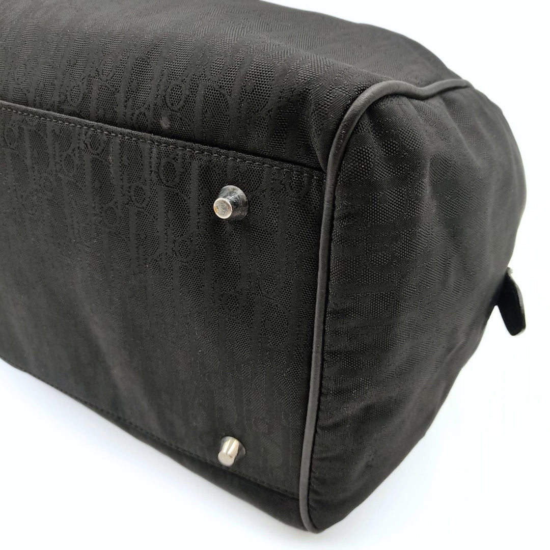 Dior Dior Christian Dior monogram black canvas travel bag