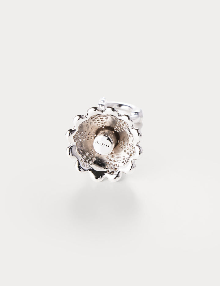 Half Diamond Silver—Christmas Tree Bag Charm