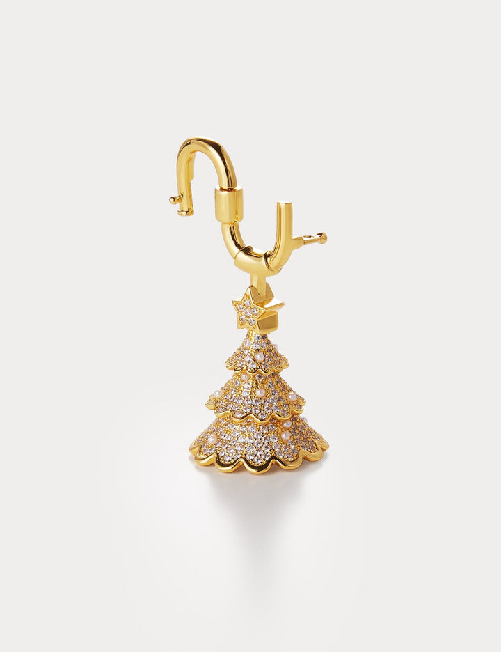 Sparkle Gold—Christmas Tree Bag Charm