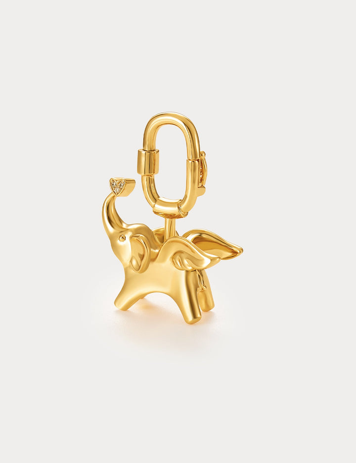 Classic Gold—Soar Elephant Bag Charm