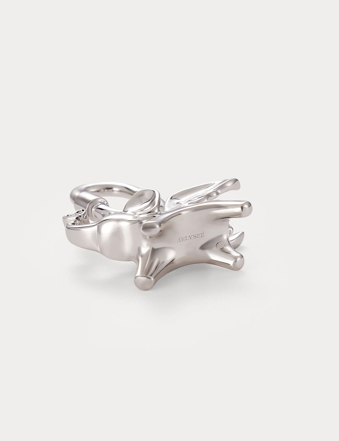 Classic Silver—Soar Elephant Bag Charm